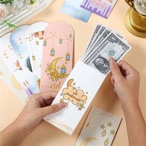 Eid Mubarak Money Envelopes - Multicolor